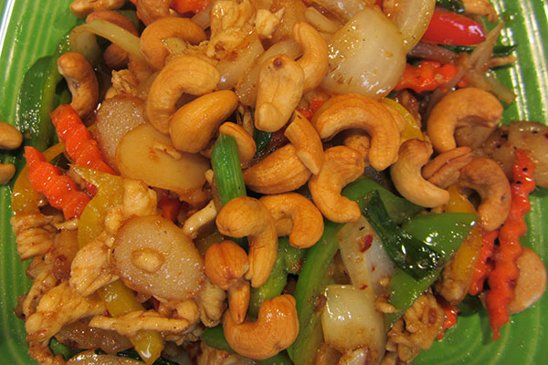 Nutty Chicken at House of Noodle in Albany, Oregon